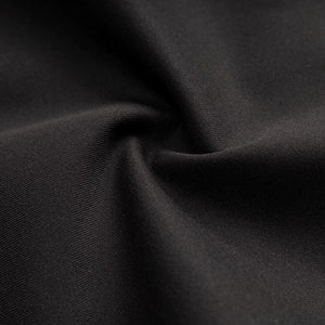 Lapargay Black Cargo Wide Leg Pants Hem Pleat Design Leg-shaping Effect L78102636B - Lapargay