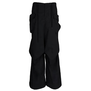 Lapargay Cargo Pants with 3D Pockets Urban Street Large Volume Pocket Design L78102601V - Lapargay
