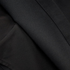 Lapargay Cargo Style Short Skirt, Irregular Tailoring, Zipper Pocket Little Black Skirt L78209204C - Lapargay