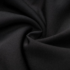 Lapargay deconstructed pleated long skirt, single side button row, high-waisted slimming little black skirt L78109112V - Lapargay