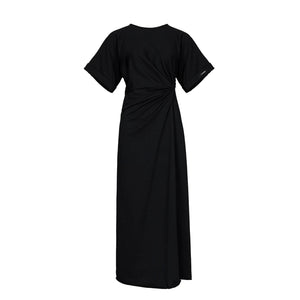 Lapargay Elegant Little Black Dress Twisted Waist Design Figure-Modifying Silhouette L78209018V - Lapargay