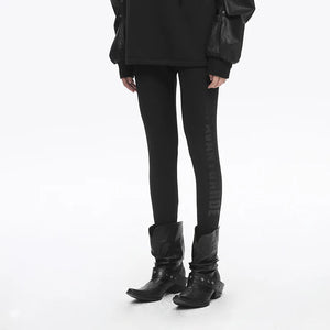 Lapargay High Stretch Matte Knit Slim Pants, Urban Attitude, Simple Lines L78102003C - Lapargay