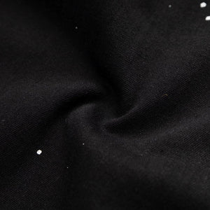 Lapargay High Waist Flared Style Star Rhinestone Embellishment Irregular Raw Hem Pants L78102630V - Lapargay