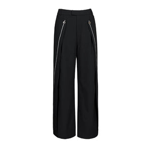 Lapargay High-Waist Wide-Leg Casual Pants Clean Wide Waist Design Light Luxury Exquisite Details L78202904V - Lapargay