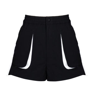 Lapargay Loose Pocket Casual Shorts Side Stripe Design Adds Layered Silhouette L78202206V - Lapargay