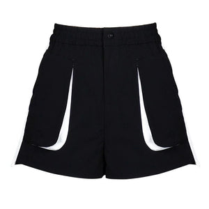 Lapargay Loose Pocket Casual Shorts Side Stripe Design Adds Layered Silhouette L78202206V - Lapargay
