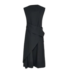 Lapargay 【Masquerade】Deconstructed Sleeveless Dress Avant-garde Asymmetry L75309003C - Lapargay