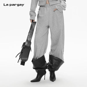 Lapargay Printed Loose Wide-Leg Joggers Street Sport Comfortable Casual L78102801V - Lapargay