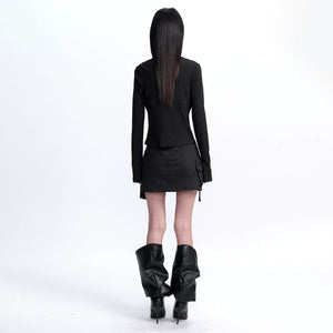 Lapargay sweet-cool utility skirt, multi-pocket design, high-waisted slimming short skirt L78109209V - Lapargay