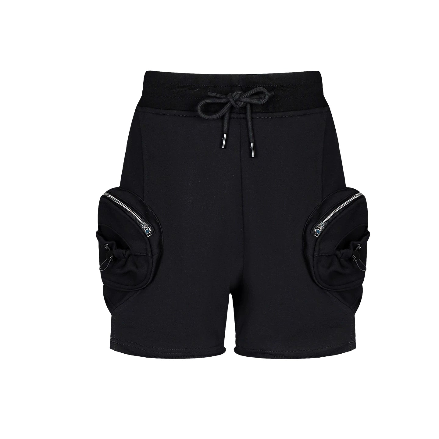Lapargay casual shorts with dual zipper pockets and drawstring waist design, neat and stylish L72102202C