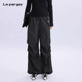 Lapargay loose long casual wide-leg pants for women, 2026 new style, personality design sense trousers