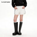 Lapargay Elastic Waist Drawstring Design 3D Pocket Shorts Lightweight Breathable L75202202S