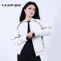 Lapargay long sleeve down jacket women's warm puffer coat 2026 new personality fashion simple top