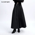 Lapargay 【Street Finale】Dark Tech Zipper Long Skirt Function & Street L75309104V