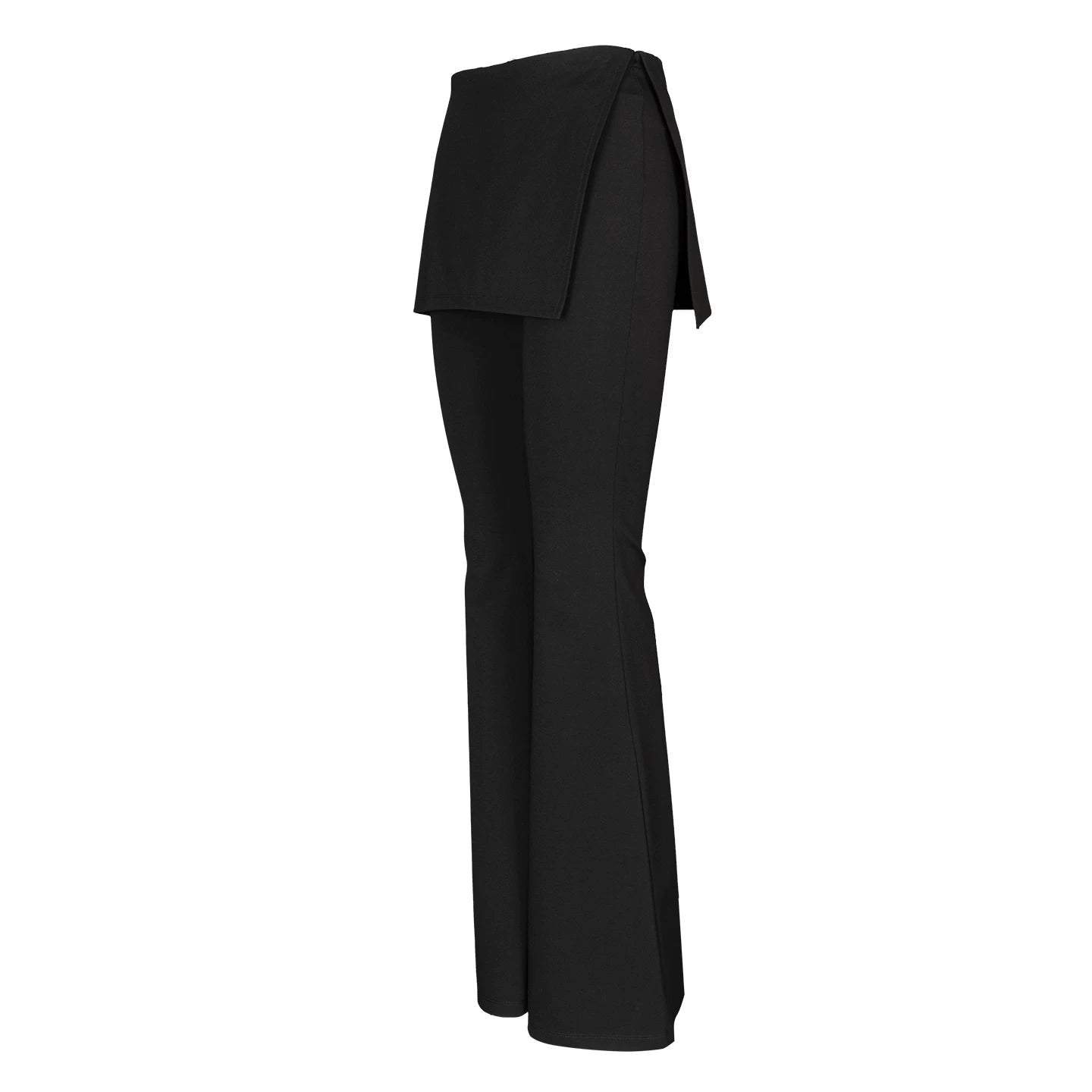 Lapargay High-Waist Micro-Flare Style Side Slit Design Effortlessly Elongates Leg Proportions L75302624C