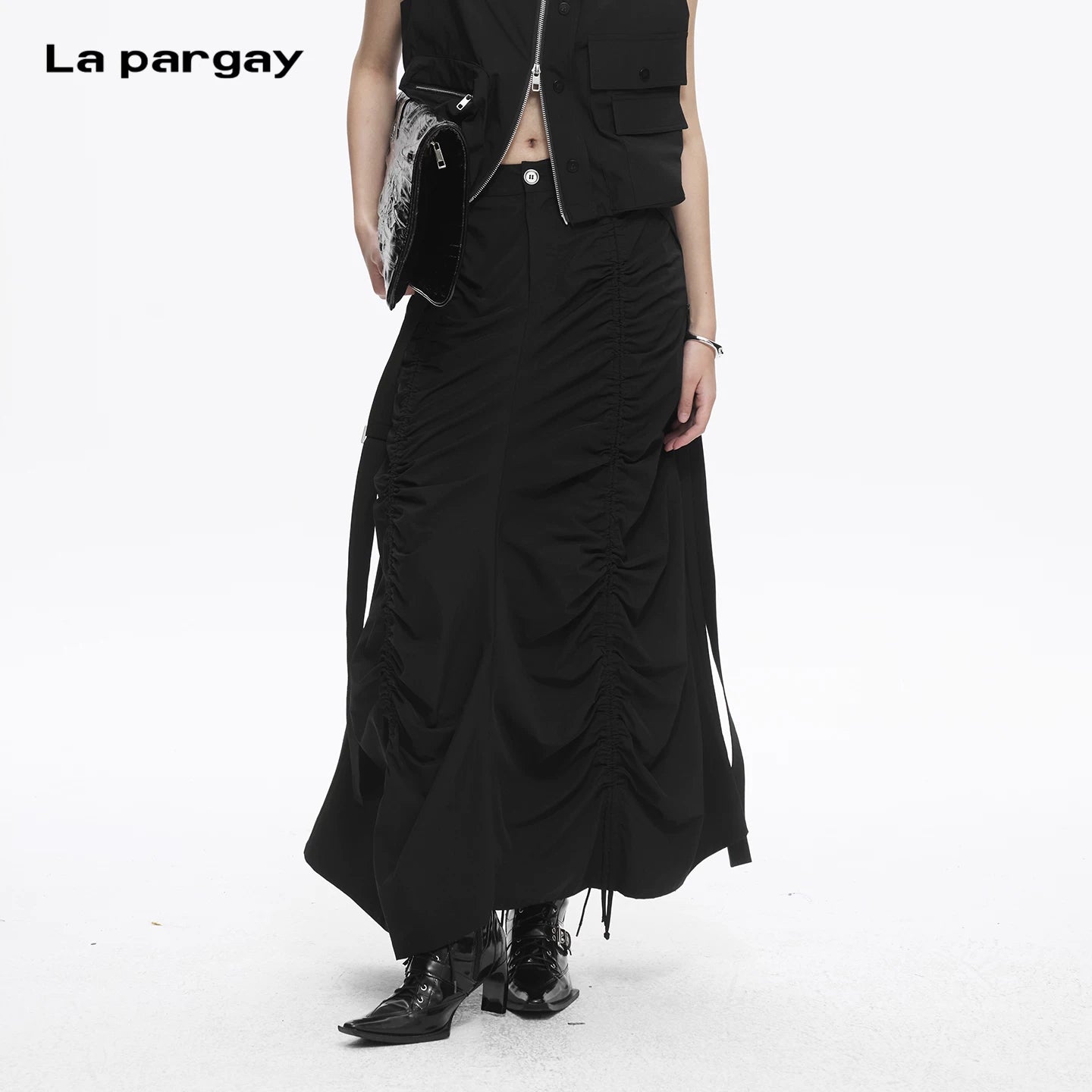 Lapargay three-dimensional cut skirt multi-wear design versatile and not picky about body shape L78209103V