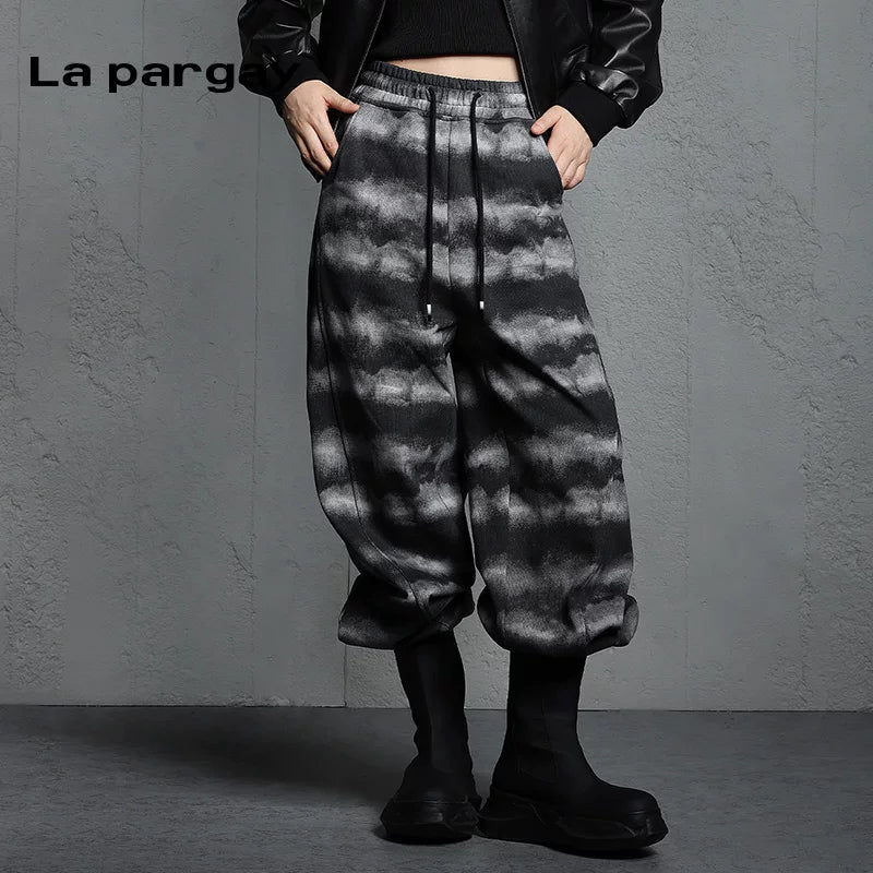 Lapargay Casual Trousers Tapered Jogger Pants 2026 Spring New Women's Pants Fashion Versatile Pants