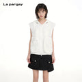 Lapargay Light Outdoor Hooded Vest Breathable Non-Stuffy Easy to Store L75201405C