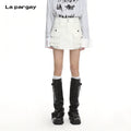 Lapargay High-waist cargo skirt, multi-pocket design, daily versatile and flattering L69209207V