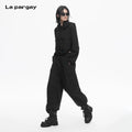 Lapargay  High-waist Loose Wide-leg Pants Cool Utility Multi-pocket Design L78102617S