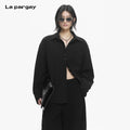Lapargay  Fine-Wale Corduroy Jacket Retro Simple Oversize L78101222C