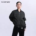 Lapargay multi-pocket long sleeve jacket 2026 new women's personality casual design top