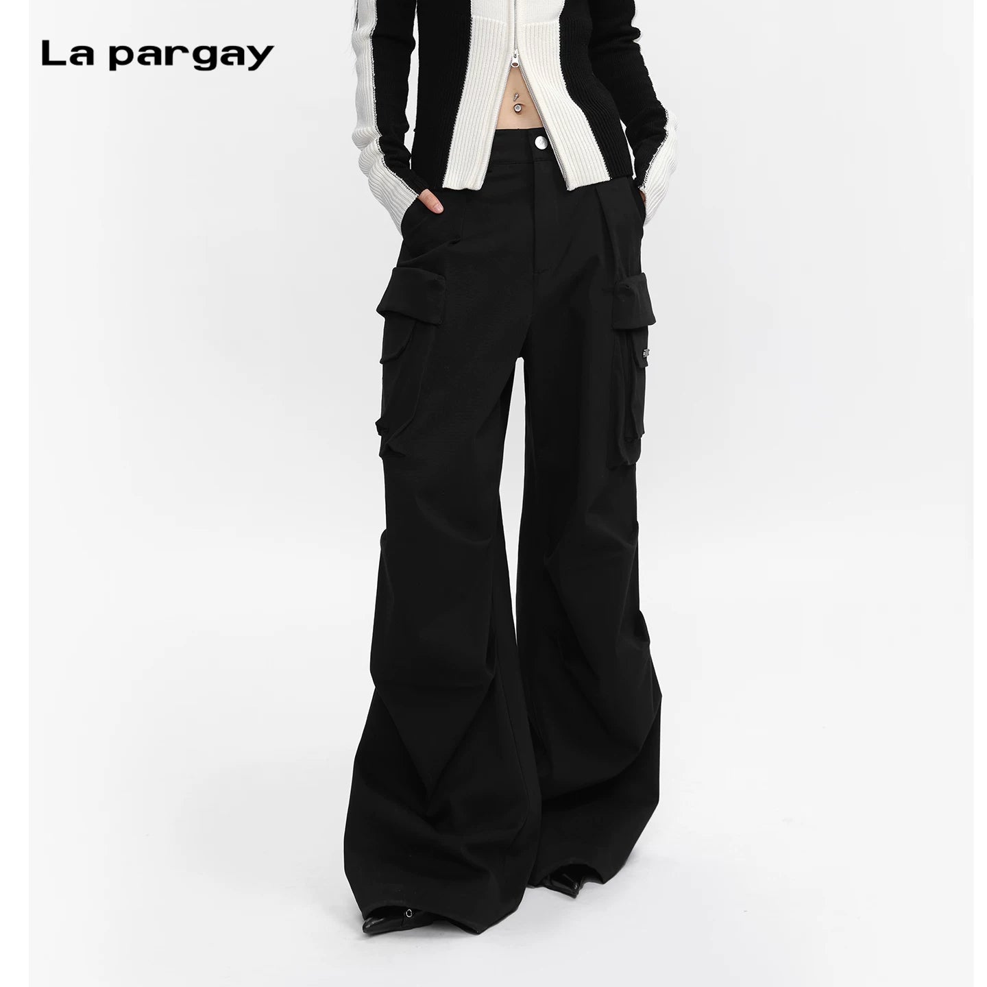 Lapargay Three-dimensional pocket cargo pants Functional style L75302621S