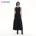 Lapargay Commuter-style Vest Dress with High-waist Pleated Design Suitable for Multiple Scenarios L75209016C