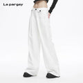 Lapargay High-Waist Pleated Wide-Leg Pants Sculpts Hips Optimizes Body Proportions L78102619C