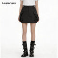 Lapargay Slimming bud A-line short skirt high elastic elastic waist three-dimensional cargo large pocket L75309205C