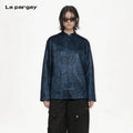 Lapargay new Chinese-style stand-collar Tang suit jacket, dark pattern jacquard, retro Chinese trend L75101202V