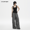 Lapargay square neck waist-cinching vest slim fit slimming versatile top for office wear alone or layered L78208101C