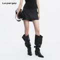 Lapargay Techwear Skirt Front Zipper Fly Symmetrical Cargo Pockets L78209202V
