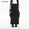 Lapargay A-Line Cargo Long Skirt Functional Cargo Large Pockets Street Cool L78109111V