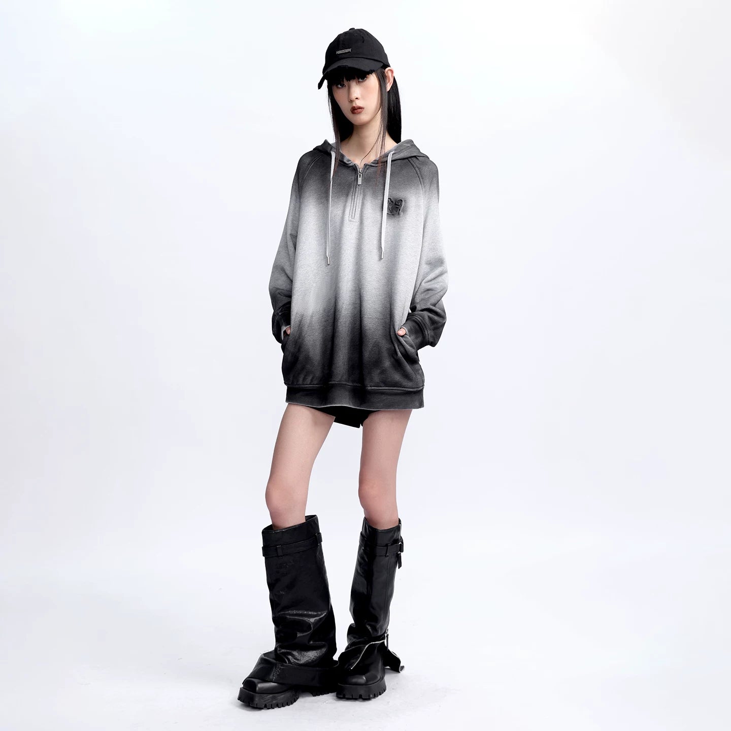 Lapargay 【Strange Paradise】Spray Gradient Hoodie Spray Paint Gradient L75301980S