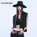 Lapargay Short Suit Vest 2026 Spring New Women's Personality Fashion Casual Design Sleeveless Top