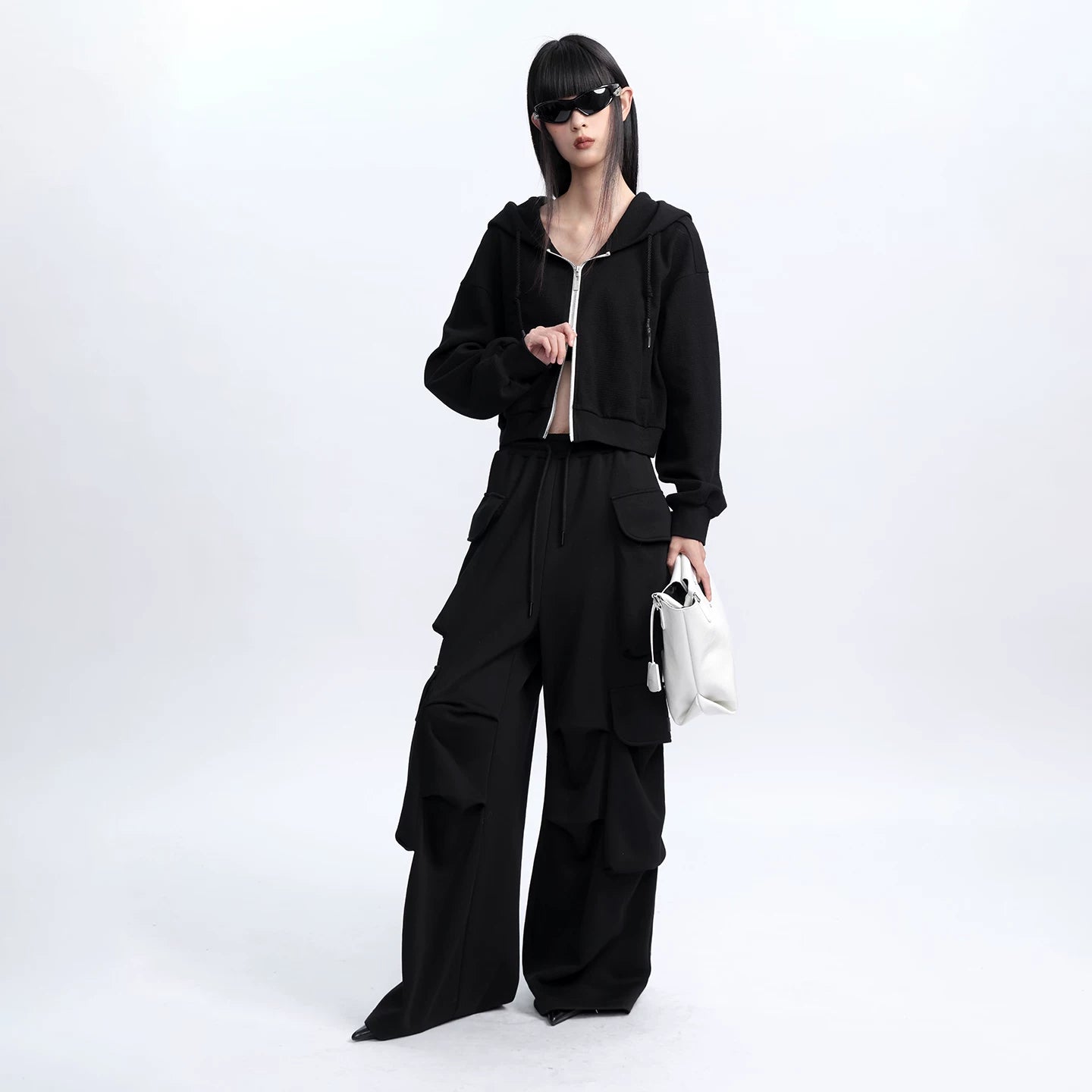 Lapargay [Collect traces] Multi-pocket functional cargo pants Three-dimensional pockets L75302604V