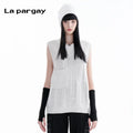 Lapargay sleeveless vest warm knit sweater women 2026 new personality fashion loose trendy vest top