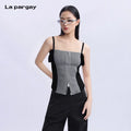 Lapargay Personalized Knitted Camisole 2026 New Style Trendy Designer Jacquard Vest Fashion Casual Inner Layer