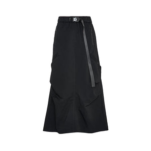 Lapargay A-Line 3D Pleated Skirt Street Style Pleating Technique L75309101V - Lapargay