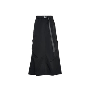 Lapargay A-Line 3D Pleated Skirt Street Style Pleating Technique L75309101V - Lapargay