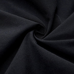 Lapargay black high-waisted casual pants button-front wide-leg pleated slimming trousers L78202605V - Lapargay