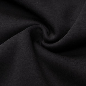 Lapargay contrast leather pocket hoodie, half-zip stand collar, relaxed drop-shoulder sweatshirt L78101981V - Lapargay