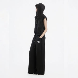 Lapargay Elastic Waist Casual Pants Drawstring Design Enhances Outfit Refinement L78202803V - Lapargay