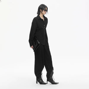 Lapargay Fine-Wale Corduroy Jacket Retro Simple Oversize L78101222C - Lapargay