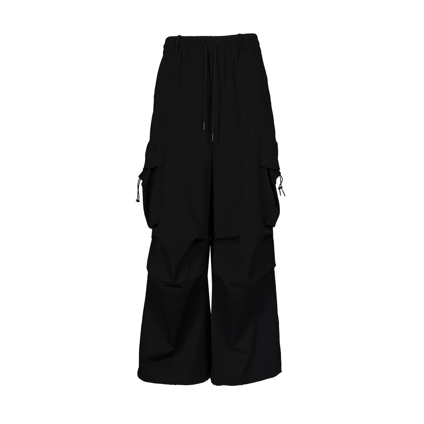 Lapargay Functional Cargo Wide-leg Pants Structuralism Drawstring Design L78102639V - Lapargay