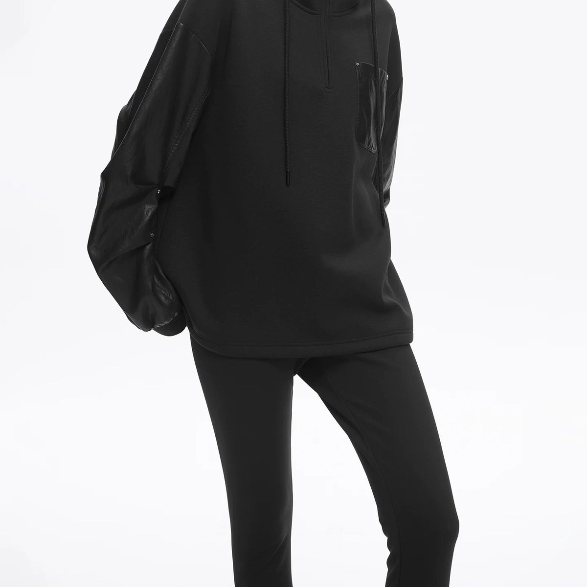 Lapargay High Stretch Matte Knit Slim Pants, Urban Attitude, Simple Lines L78102003C - Lapargay