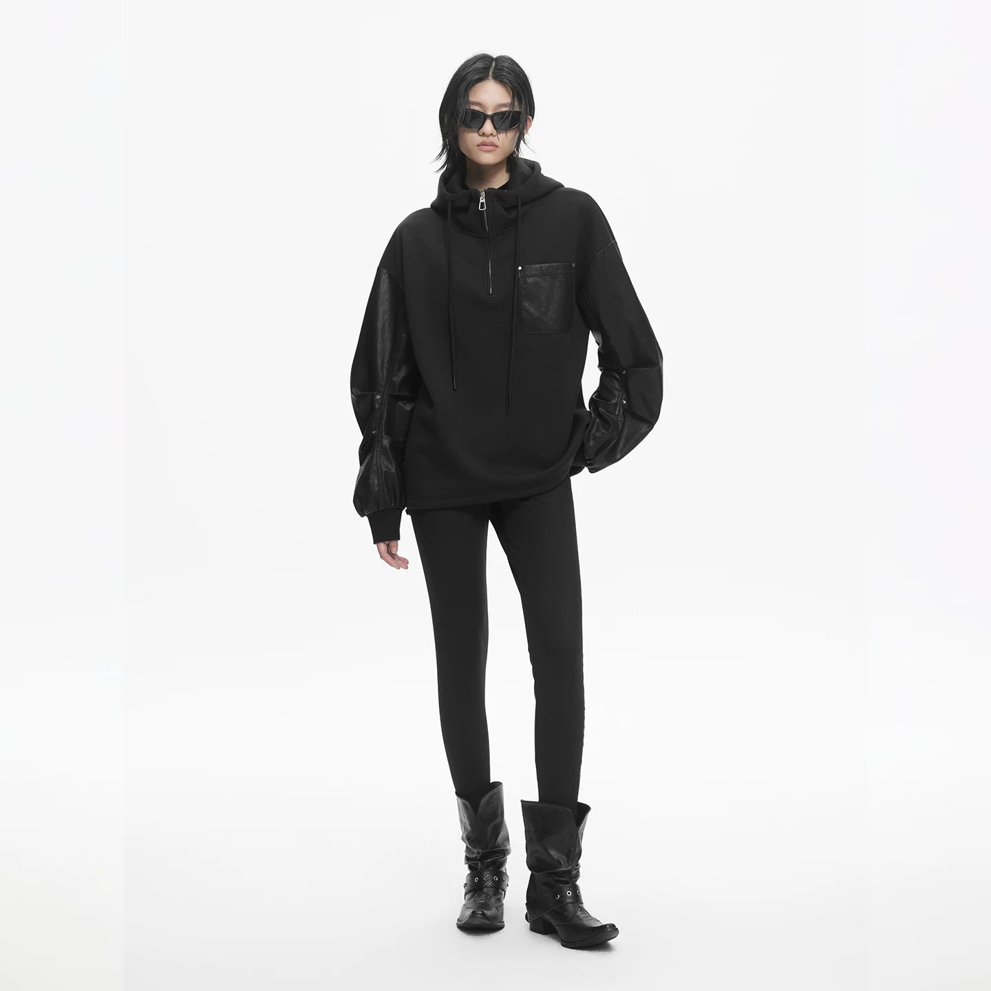 Lapargay High Stretch Matte Knit Slim Pants, Urban Attitude, Simple Lines L78102003C - Lapargay