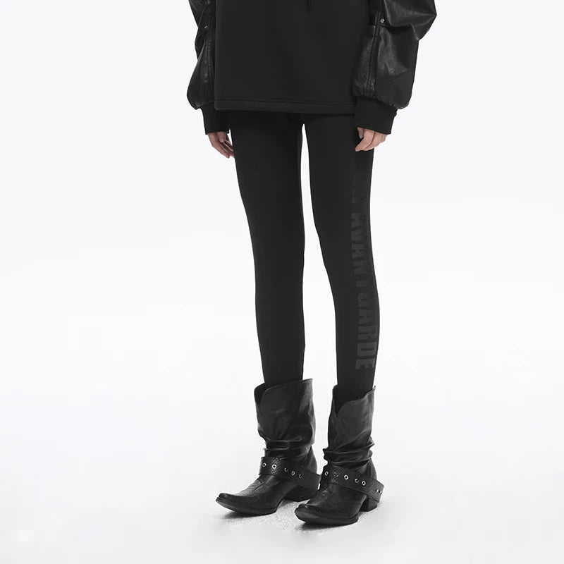 Lapargay High Stretch Matte Knit Slim Pants, Urban Attitude, Simple Lines L78102003C - Lapargay