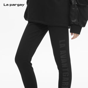 Lapargay High Stretch Matte Knit Slim Pants, Urban Attitude, Simple Lines L78102003C - Lapargay